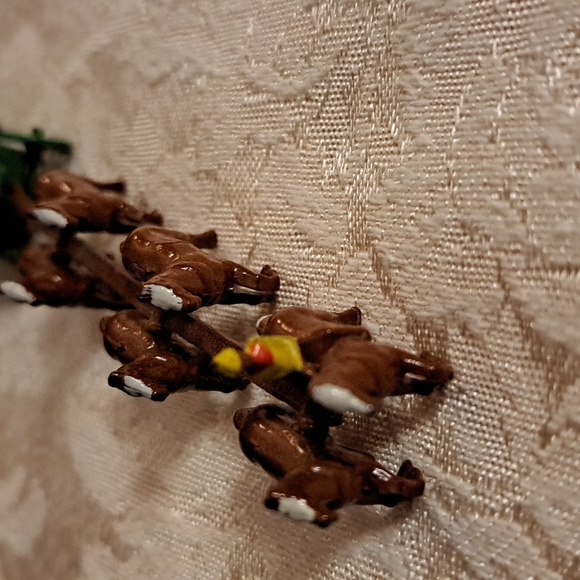 Vintage 1955 Lesney Covered Conestoga Wagon with 6 Horse Team Wagon Driver - Picture 10 of 10